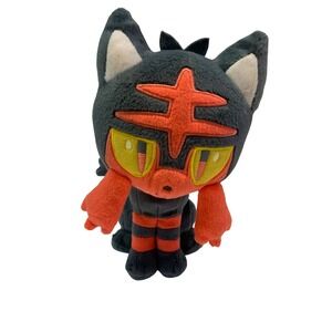 Tomy Pokemon Litten Plush Toy Stuffed Animal Character Doll Kids‎ Gift